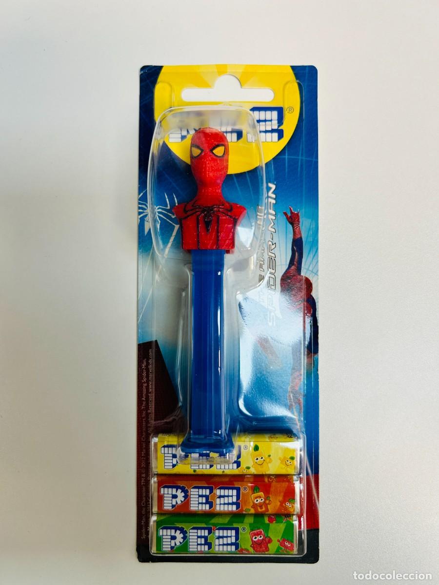 Figure di Gomma e PVC: Lote de 2 dispensadores de caramelos PEZ Colecci&oacute;n The Amazing Spider-Man Set Completo de Variantes