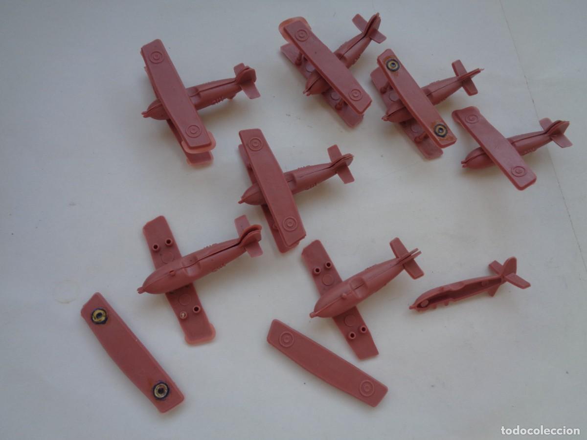 Figuras de Borracha e PVC: LOTE AVIONES DE PLASTICO DE MONTAPLEX : 4 AVIONES INCOMPLETOS Y PIEZAS DE OTROS 4