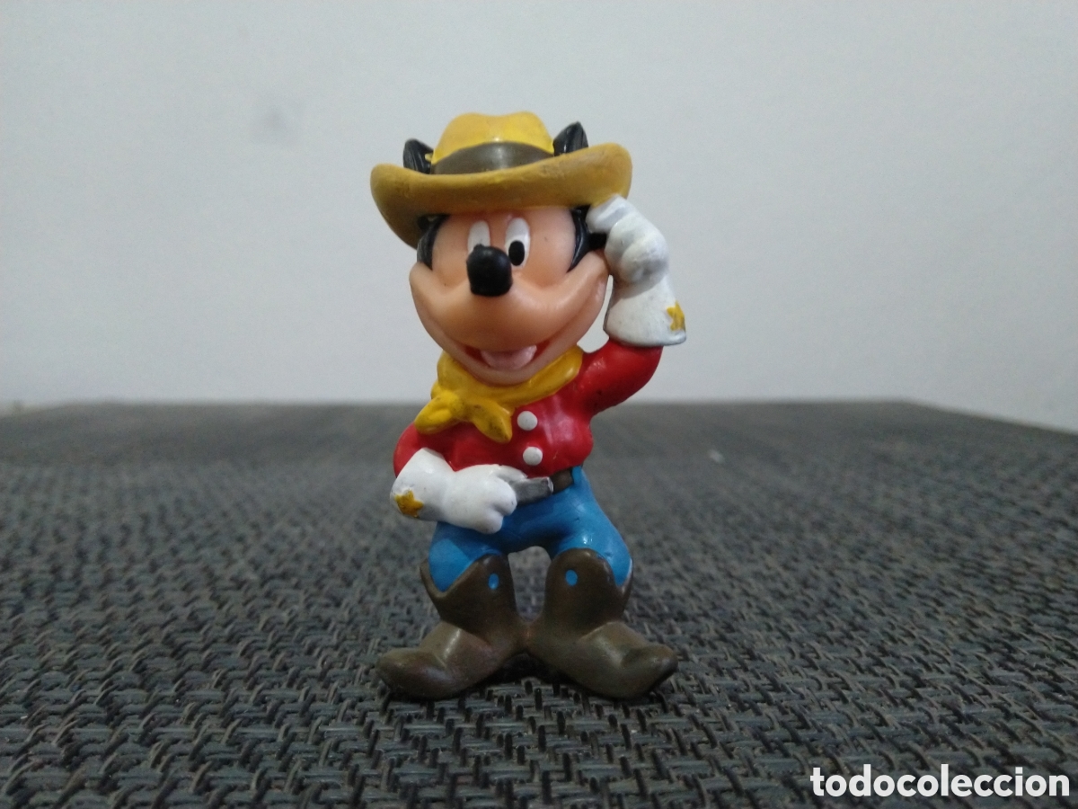 Figuras de goma y PVC: FIGURA PVC MICKEY MOUSE WALT DISNEY DIBUJOS ANIMADOS VAQUERO RANCHERO COWBOY