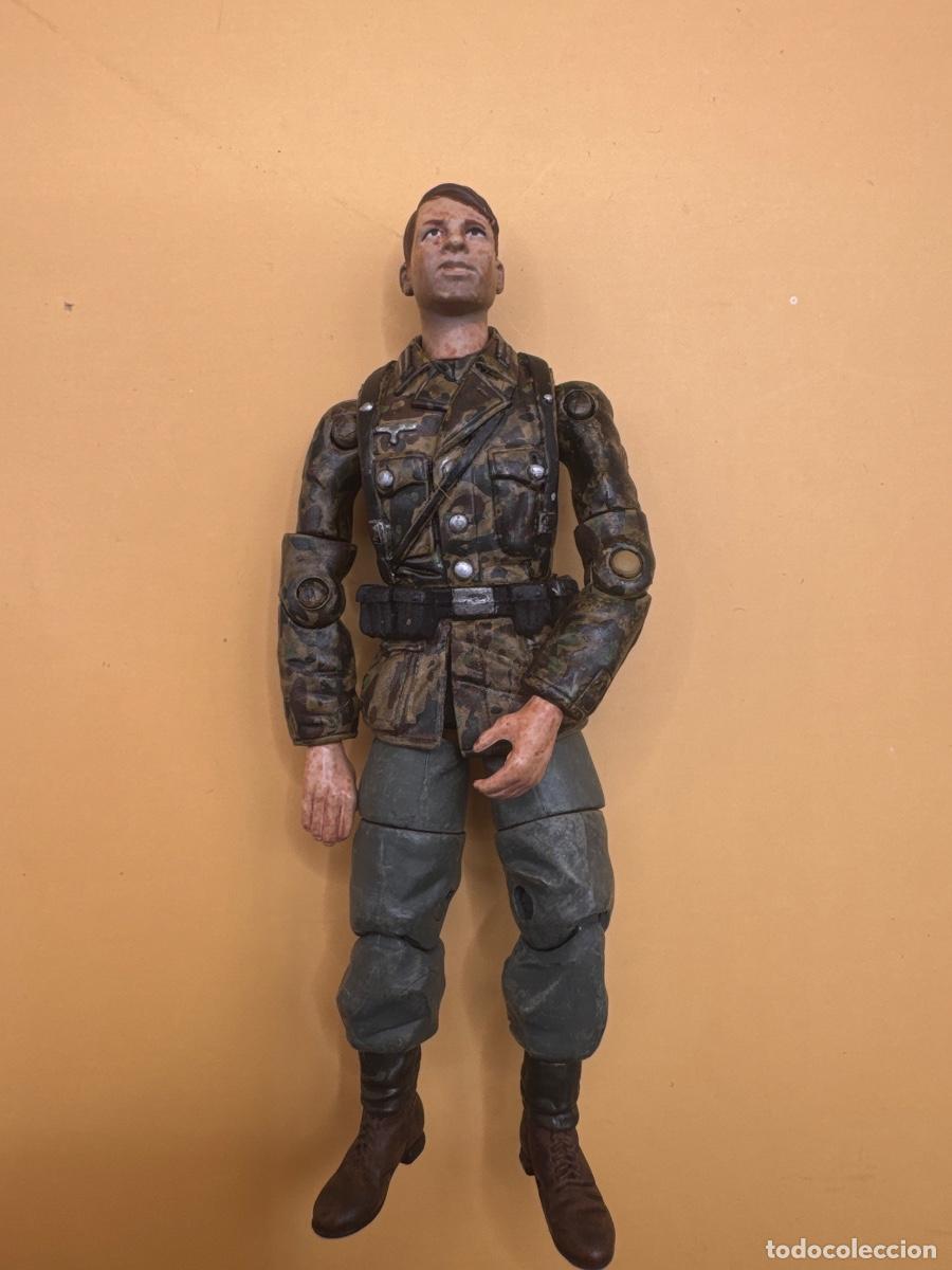 Rubber and PVC Figures: SOLDADO ALEM&Aacute;N WAFFEN SS WWII &ndash; JSI 2008 &ndash; FIGURA ARTICULADA 10 CM &ndash; ESCALA 1:18