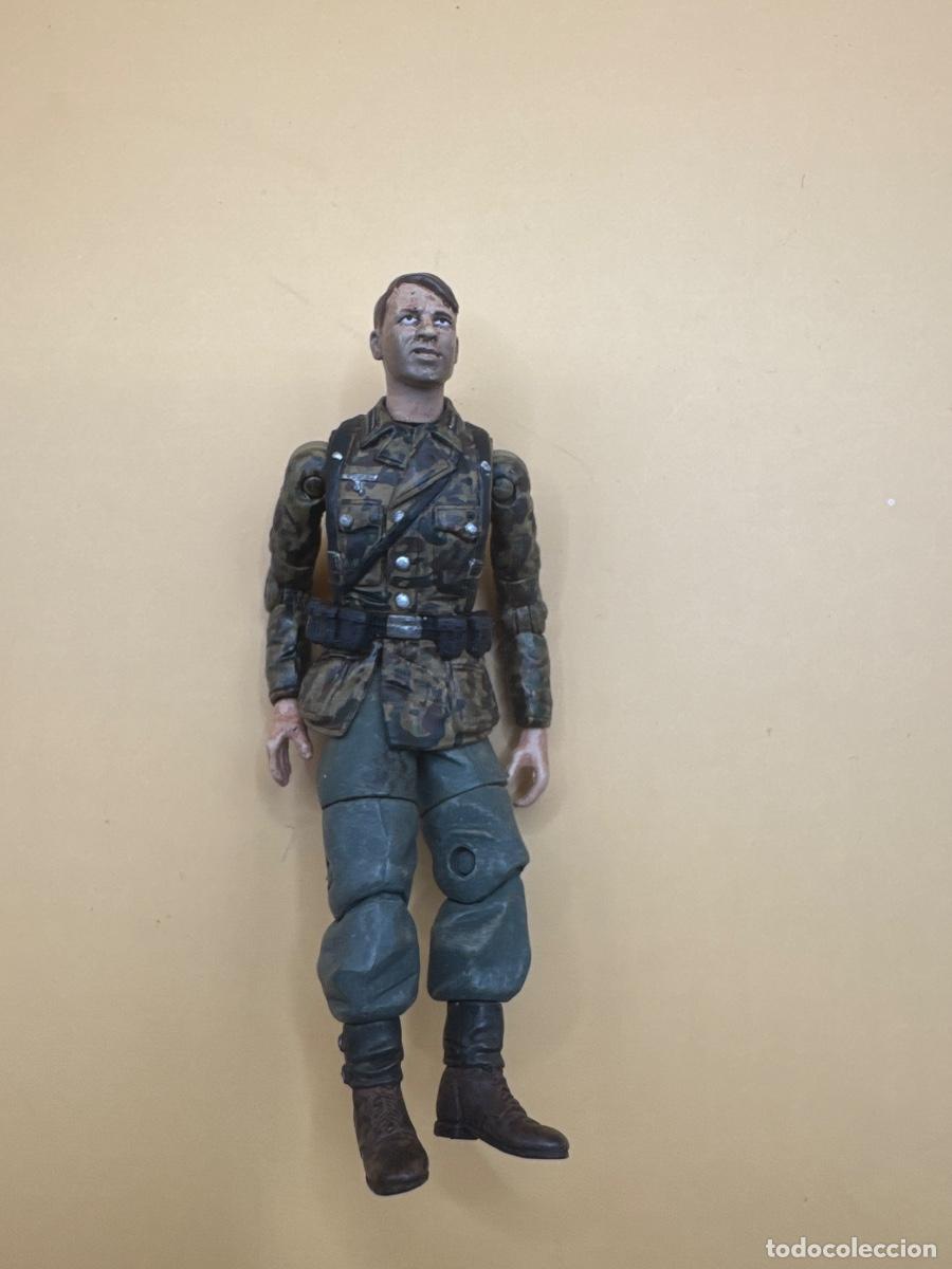 Rubber and PVC Figures: SOLDADO ALEM&Aacute;N WAFFEN SS WWII &ndash; JSI 2008 &ndash; FIGURA ARTICULADA 10 CM &ndash; ESCALA 1:18