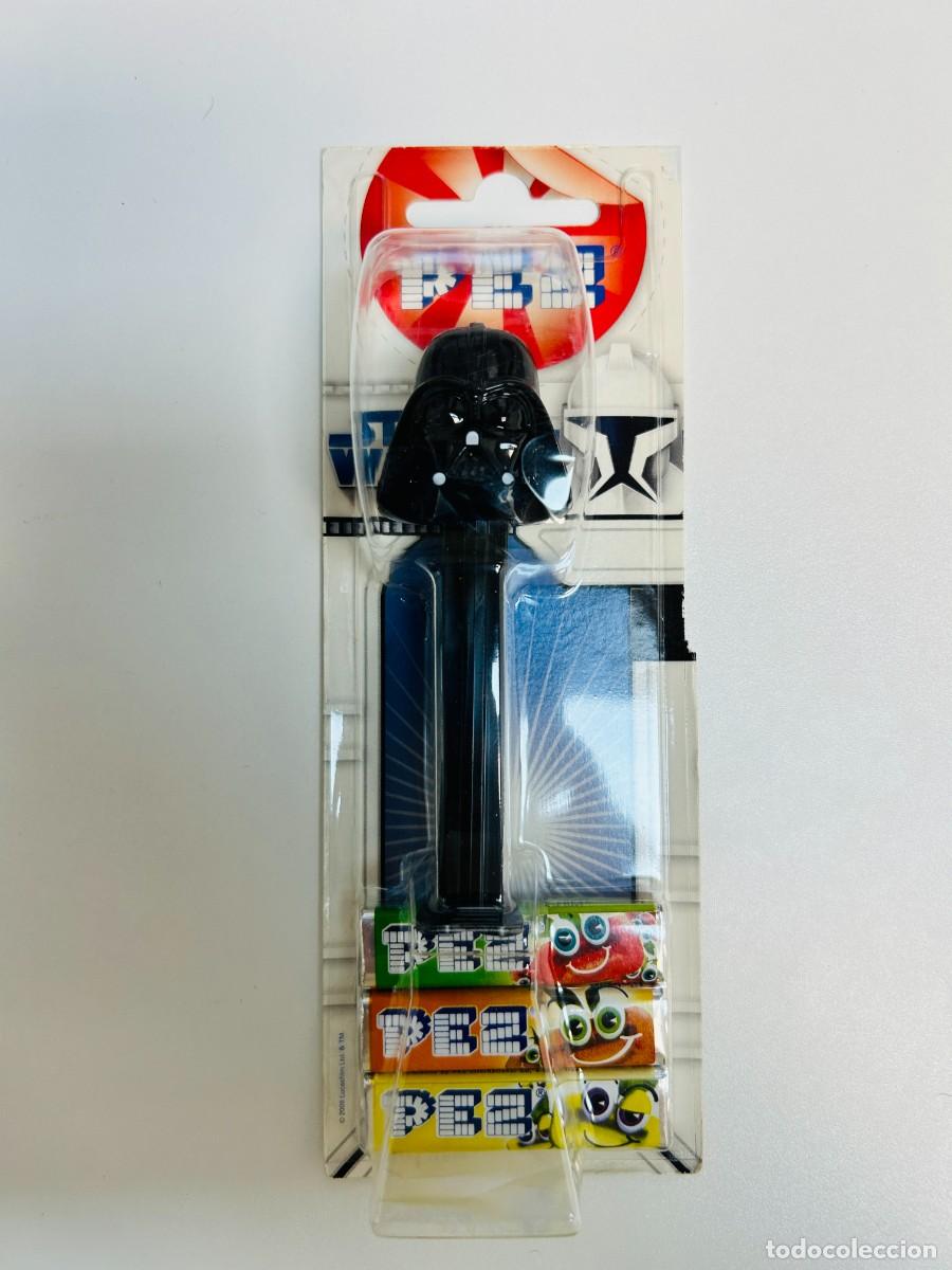 Figure di Gomma e PVC: Dispensador de caramelos PEZ - Darth Vader / Star Wars (Edici&oacute;n Bl&iacute;ster Cl&aacute;sico Clone Wars A&ntilde;o 2008