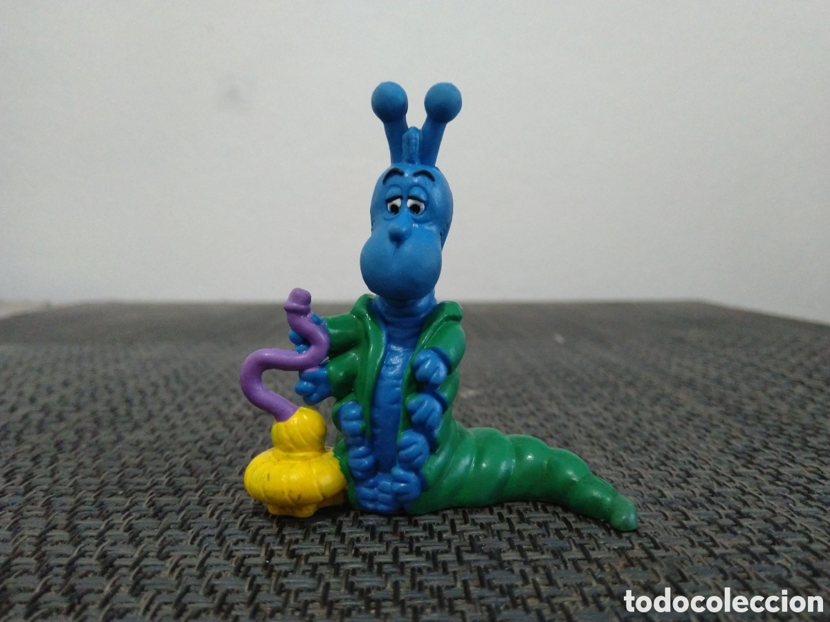Rubber and PVC Figures: FIGURA ORUGA AZUL APOLLO FILM 1984 WALT DISNEY PICTURES ALICIA EN EL PAIS DE LAS MARAVILLAS ALICE
