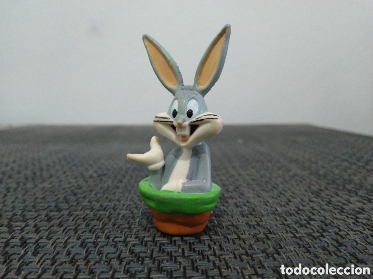 Rubber and PVC Figures: FIGURA PVC BUGS BUNNY HA HA HA SALIENDO MADRIGUERA DIBUJOS ANIMADOS LOONEY TUNES TV-ELMER