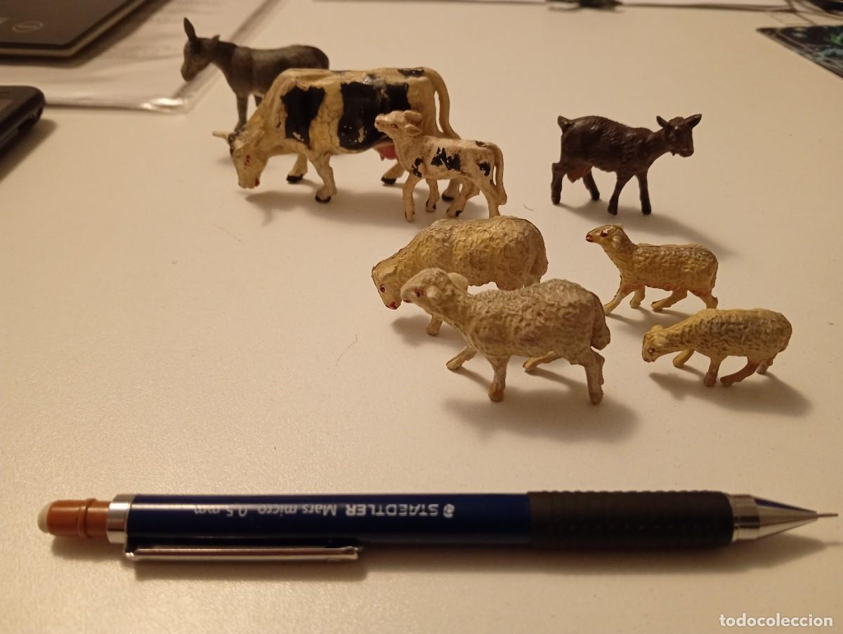 Figuras de goma y PVC: ANIMALITOS DE GOMA. FINALES A&Ntilde;OS 50, PARA BEL&Eacute;N U OTROS USOS.
