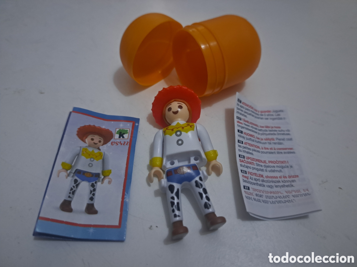 Figuras de goma Kinder: FIGURA HUEVO KINDER SORPRESA PLAYMOBIL DISNEY JESSIE TOY STORY