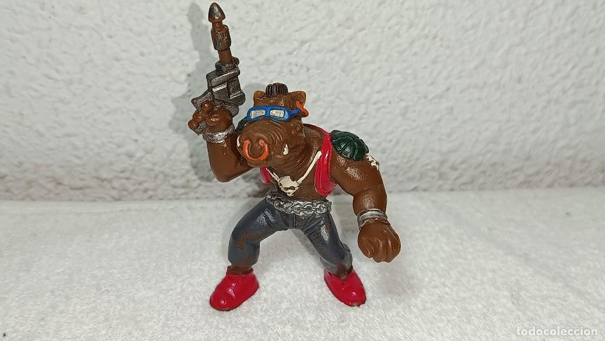 Figure di Gomma e PVC: YOLANDA : ANTIGUA FIGURA DE GOMA DE BEBOP LAS TORTUGAS NINJA MIRAGE STUDIOS A&Ntilde;O 1988