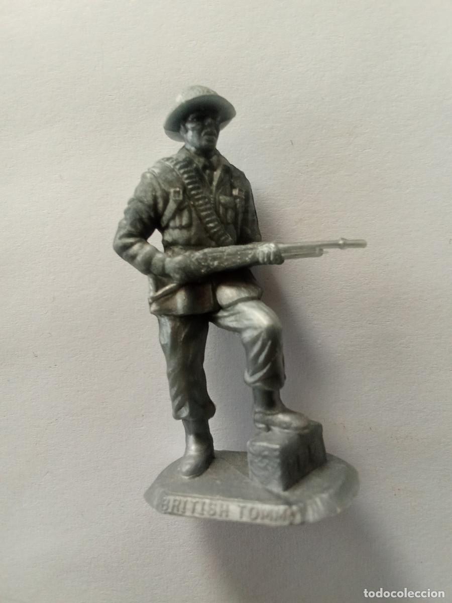 Figuras de Borracha e PVC: Figura soldado Tommy promocinal Phosquitos a&ntilde;os 80