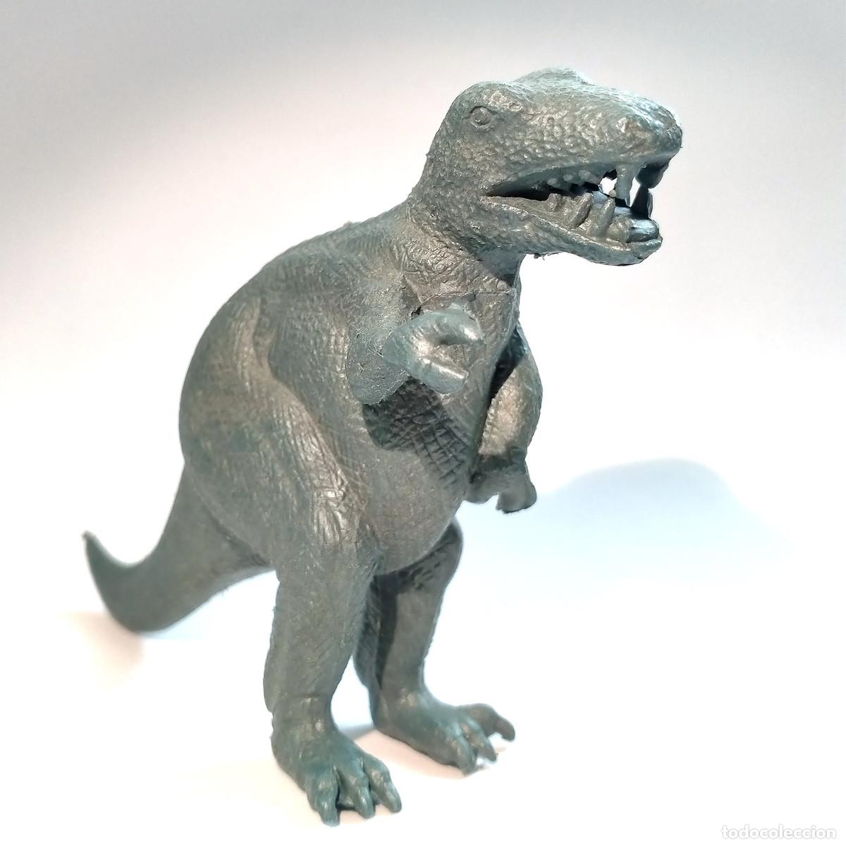 Gummi- und PVC-Figuren: Dinosaurio Marx vintage a&ntilde;os 50, EEUU, Tyrannosaurus rex Pot Belly