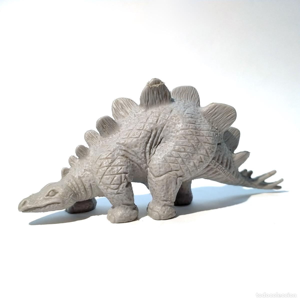 Gummi- und PVC-Figuren: Dinosaurio Marx vintage a&ntilde;os 50, EEUU, Stegosaurus