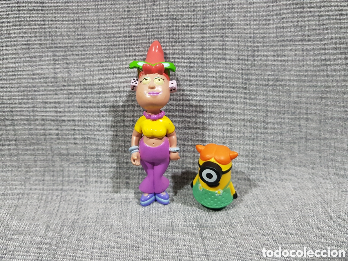 Figure di Gomma e PVC: SILVIA BALOR (QU&Eacute; BELLO ES SOBREVIVIR, CREA ANIMA2, MARUKATSUSP) Y TOPPER L&Aacute;PIZ CHUPA CHUPS MINIONS