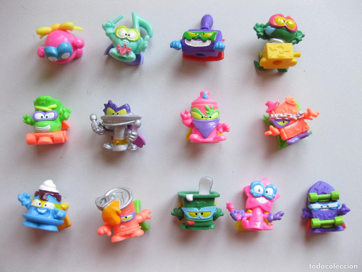 Rubber and PVC Figures: 13 FIGURAS DE GUMA DE SUPERTHINGS DE LA SERIE 11 NEON POWER. DRUMMER BUMMER
