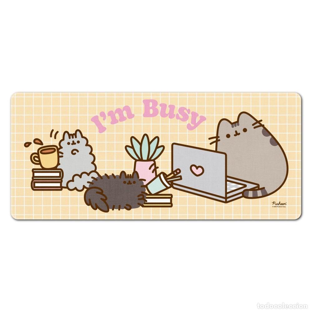 Figuras de Borracha e PVC: Alfombrilla Rat&oacute;n XXL � PUSHEEN OFICINA (80 x 35 x 4 mm)