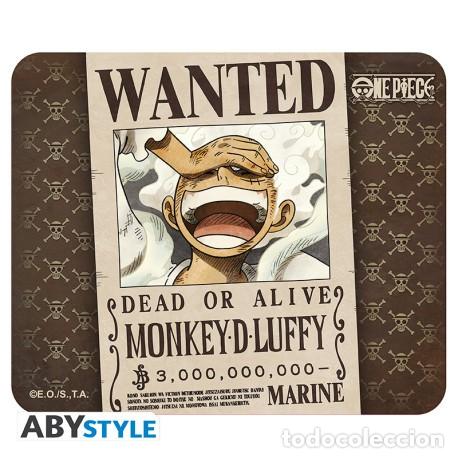 Figurines en Caoutchouc et PVC: Alfombrilla de Rat&oacute;n - One Piece Wanted Luffy (23,5 x 19,5 cm)
