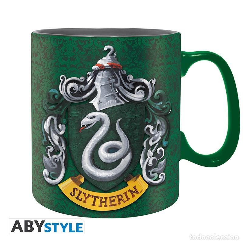 Figurines en Caoutchouc et PVC: Taza HARRY POTTER SLYTHERIN 460 ML