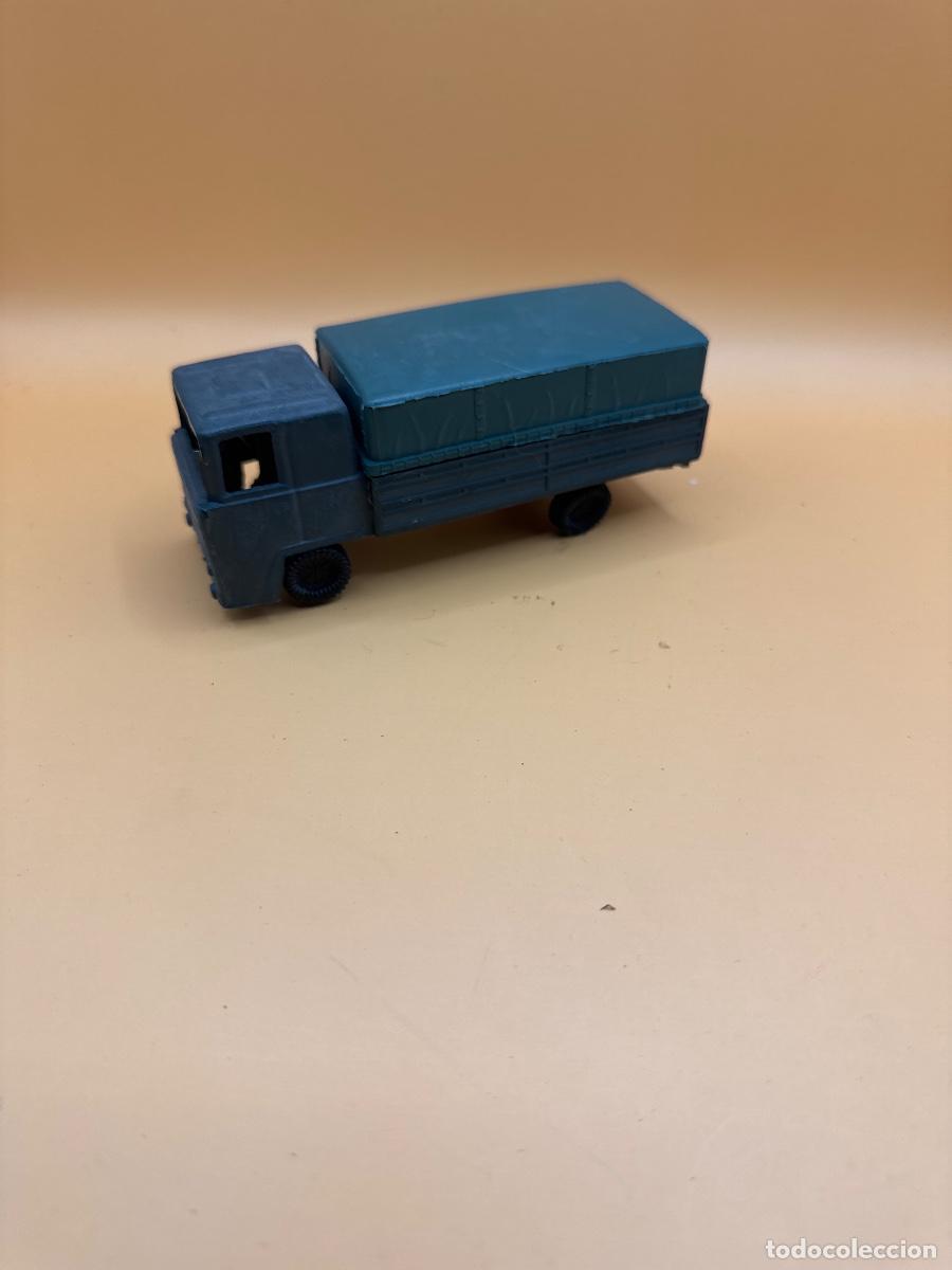 Gummi- und PVC-Figuren: ANTIGUO CAMI&Oacute;N MILITAR DE PL&Aacute;STICO CON TOLDO &ndash; A&Ntilde;OS 60/70 &ndash; JUGUETE ESPA&Ntilde;OL VINTAGE &ndash; TIPO TORRES MA