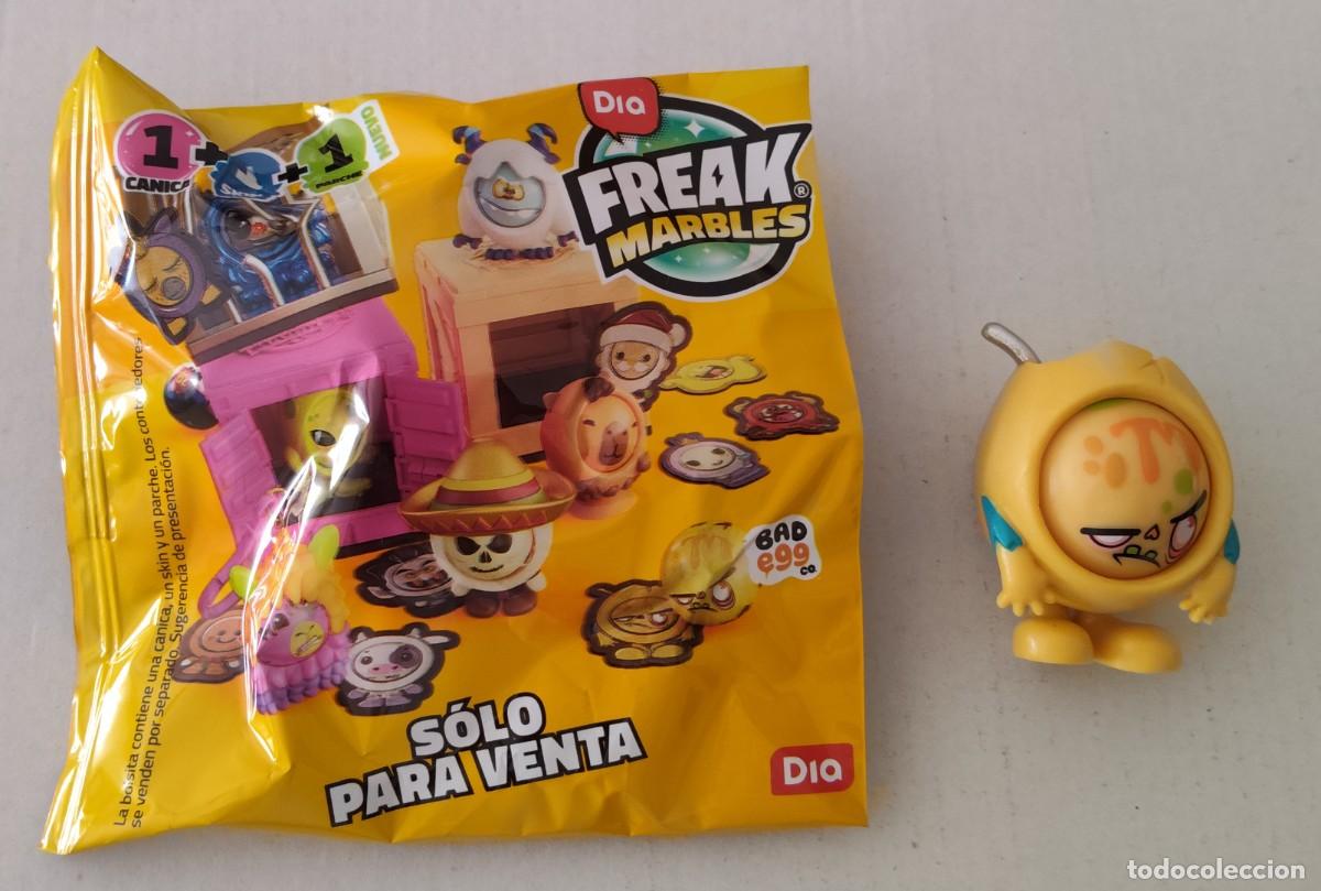 Rubber and PVC Figures: FREAK MARBLES - SUPERMERCADO DIA 2026 - SPOONY