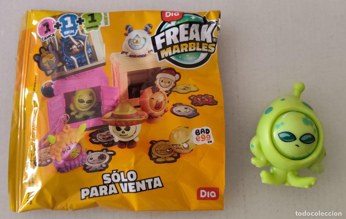 Rubber and PVC Figures: FREAK MARBLES - SUPERMERCADO DIA 2026 - OCTO