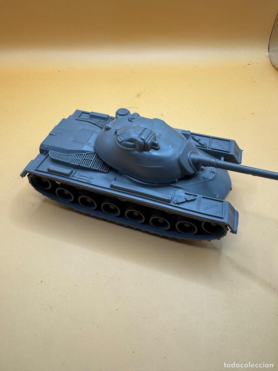 Rubber and PVC Figures: ANTIGUO TANQUE M48 PATTON TIM MEE TOYS &ndash; JUGUETE MILITAR AMERICANO DE PL&Aacute;STICO &ndash; VINTAGE A&Ntilde;OS 60/70