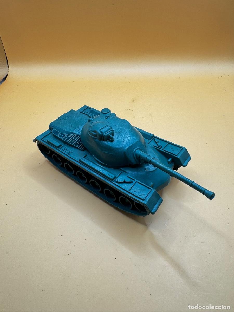 Antiguo Tanque M48 Patton Tim Mee Toys – Juguete Militar Americano de Plástico – Vintage Años 60/70