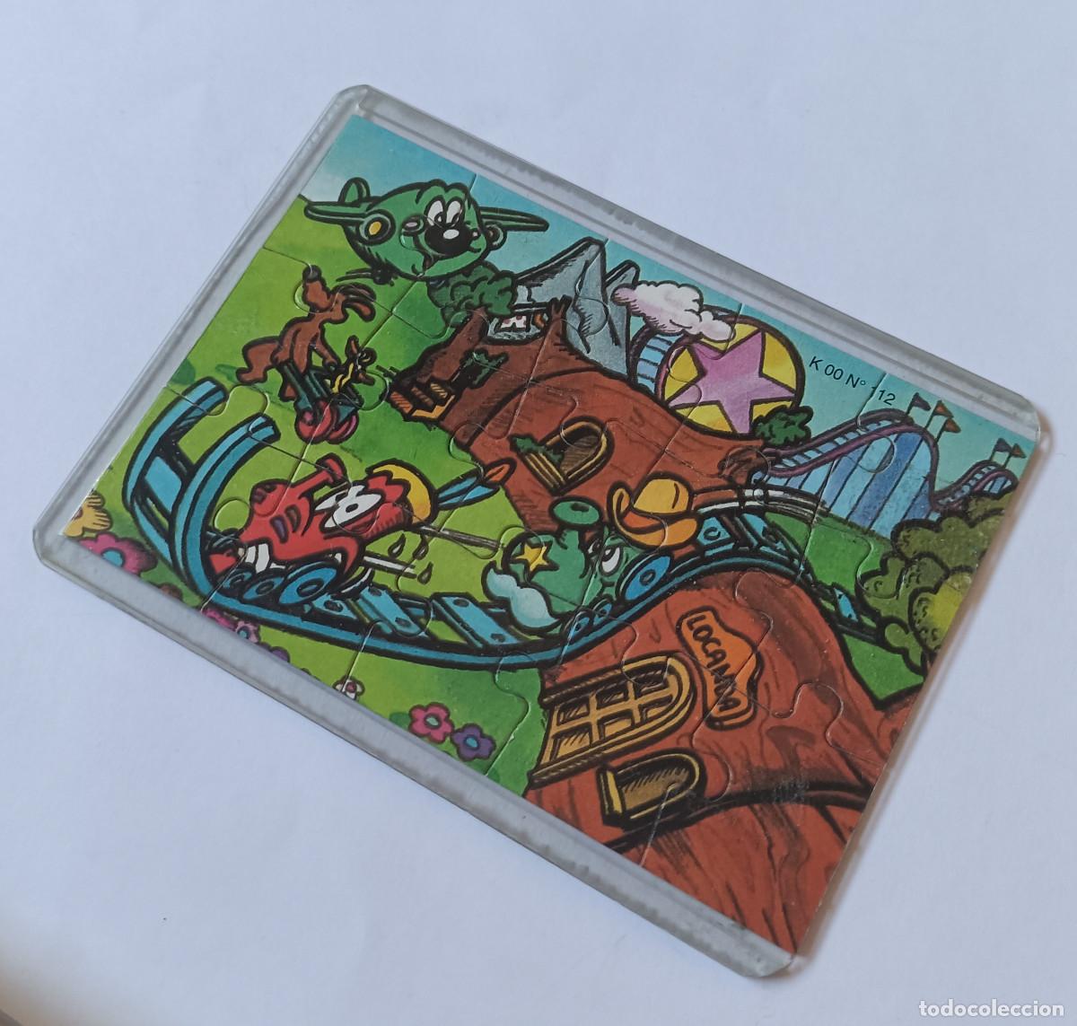 Figuras de goma Kinder: puzzle kinder antiguo puzle rompecabezas k00 112 funda vias tren puzle
