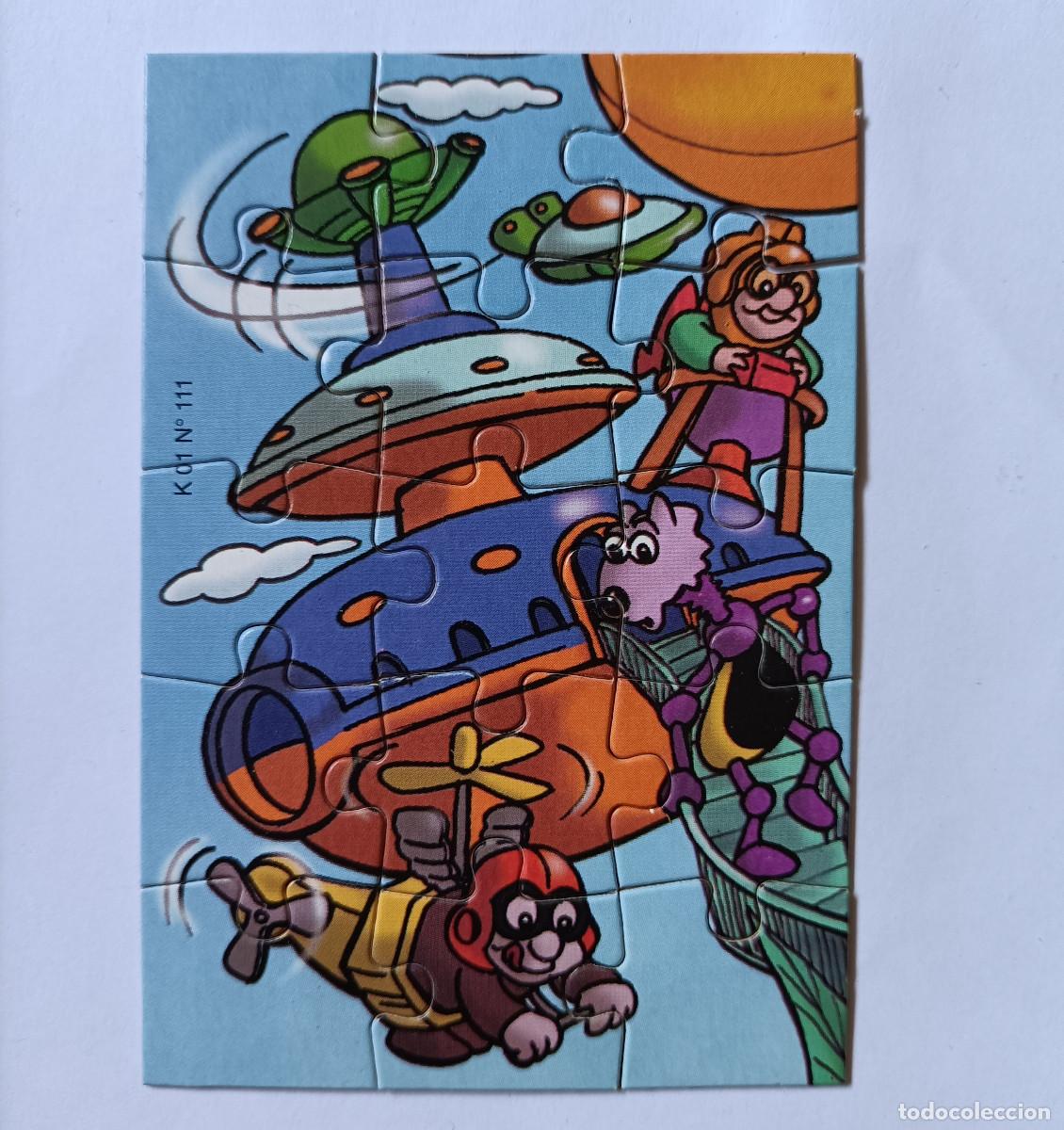 Figuras de goma Kinder: puzzle kinder antiguo puzle rompecabezas k01 111