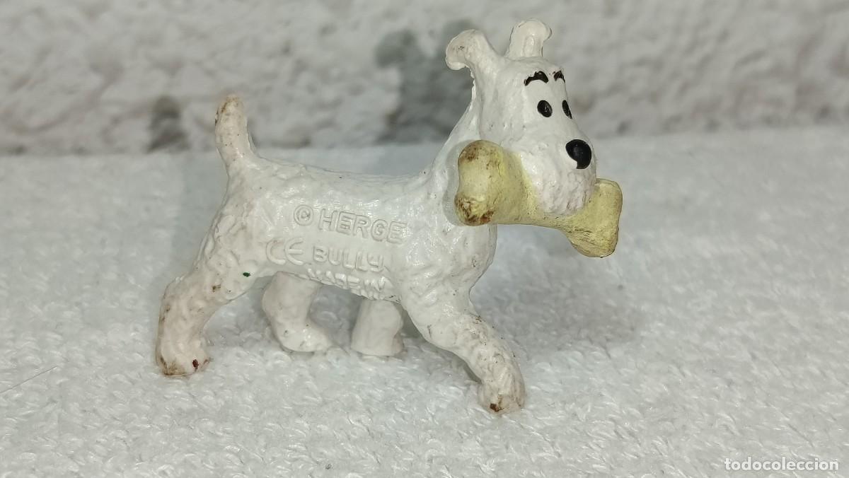 Figure di Gomma e PVC: BULLY : ANTIGUA FIGURA DE GOMA DE MILOU MILU PERRO DE TINTIN HERGE A&Ntilde;OS 80