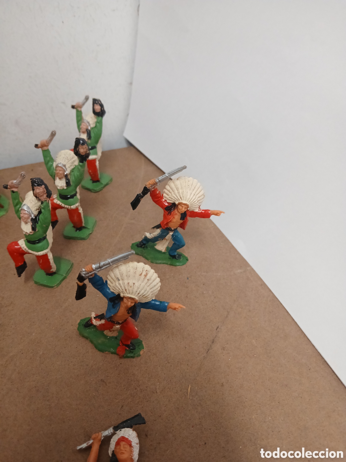 Figuras de goma y PVC: Figuras indios reamsa - Foto 2