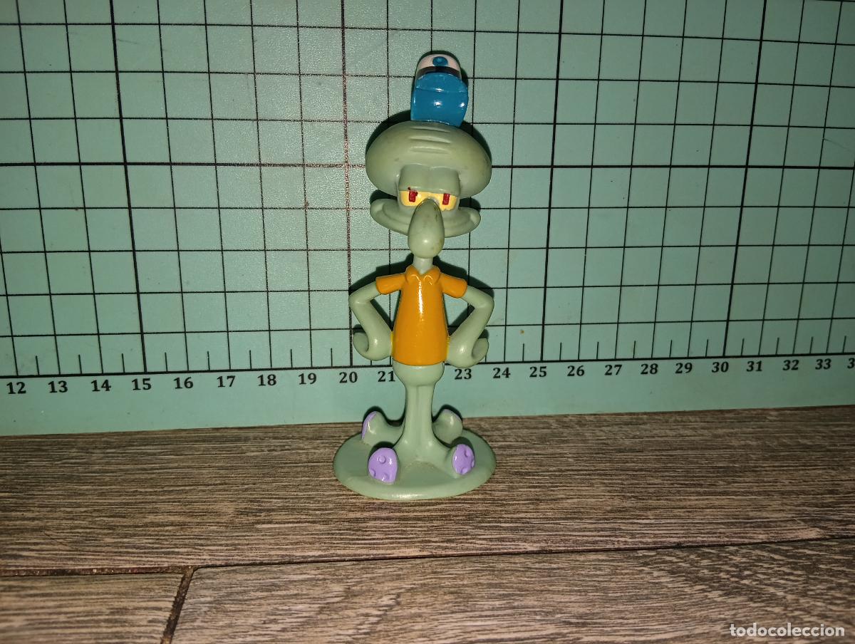 Figuras de goma y PVC: Mu&ntilde;eco figura Calamardo Bob Esponja