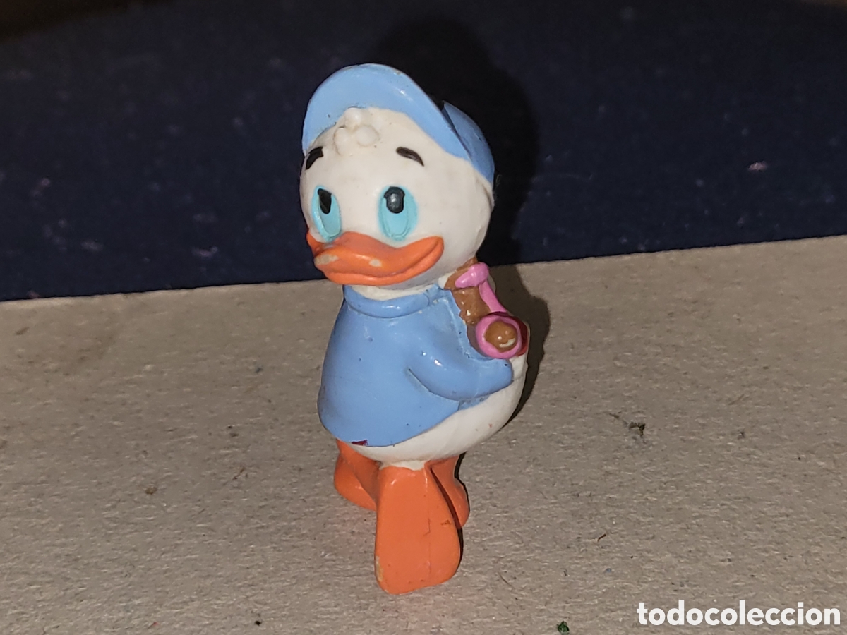 Figuras de goma y PVC: Bonita figura pvc Disney Jaimito con tirachinas Ducktales Patoaventuras marca Applause a&ntilde;os 80
