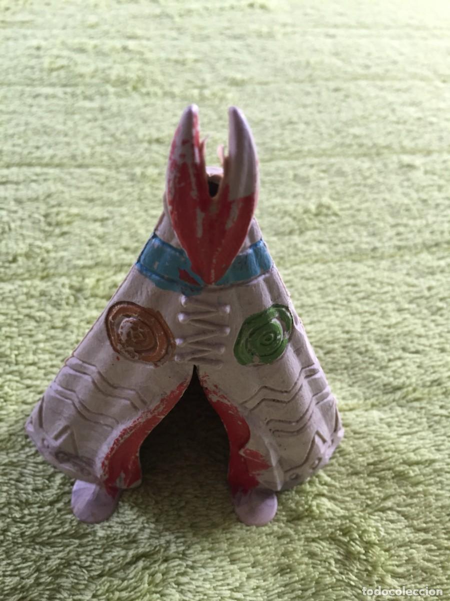 Gummi- und PVC-Figuren: TIENDA O TIPI INDIO . REALIZADO POR JECSAN . A&Ntilde;OS 60