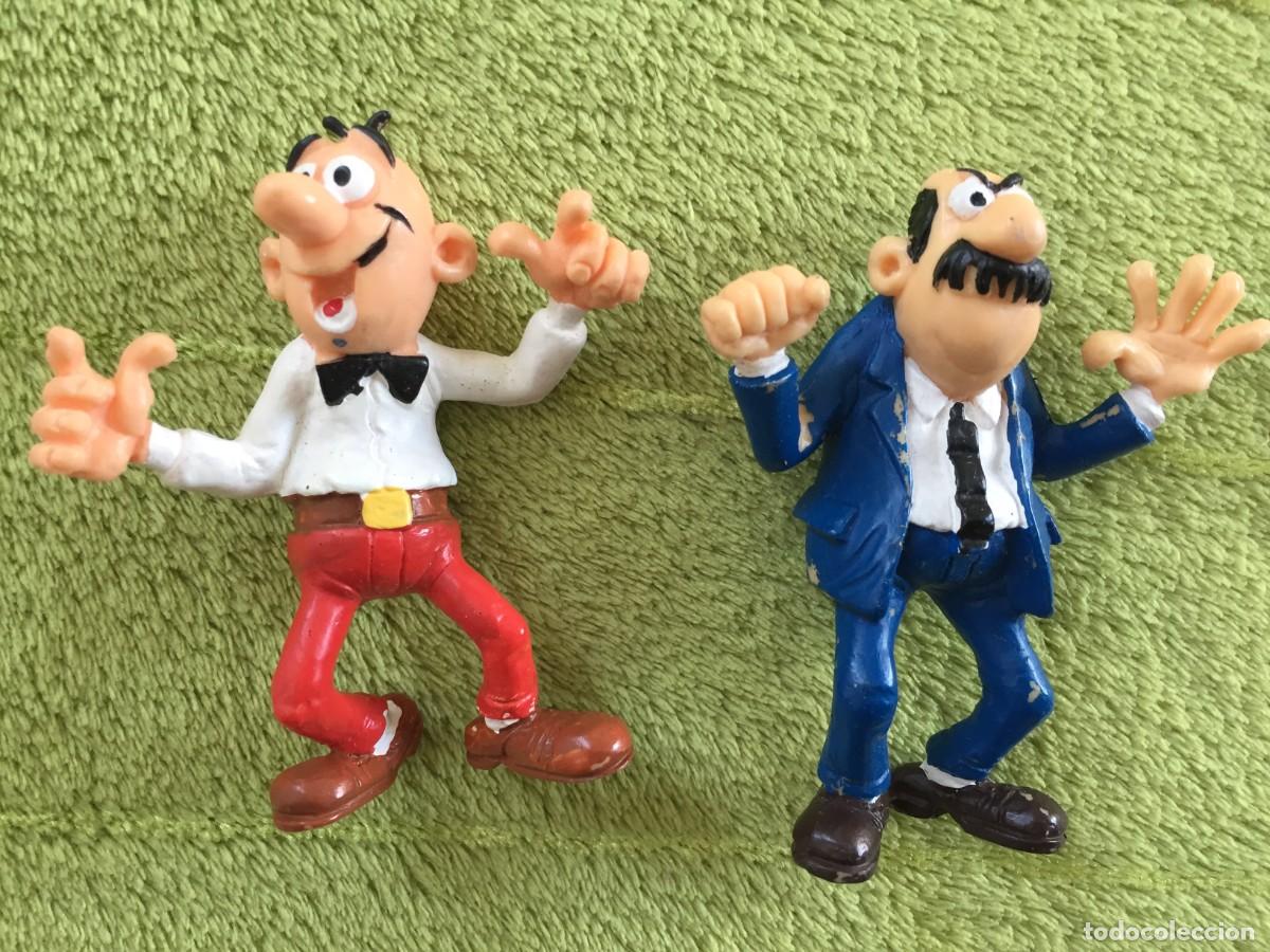 Gummi- und PVC-Figuren: 2 FIGURAS PVC SUPER INTENDENTE VICENTE Y FILEMON DE YOLANDA - MORTADELO Y FILEMON TEBEOS IBA&Ntilde;EZ