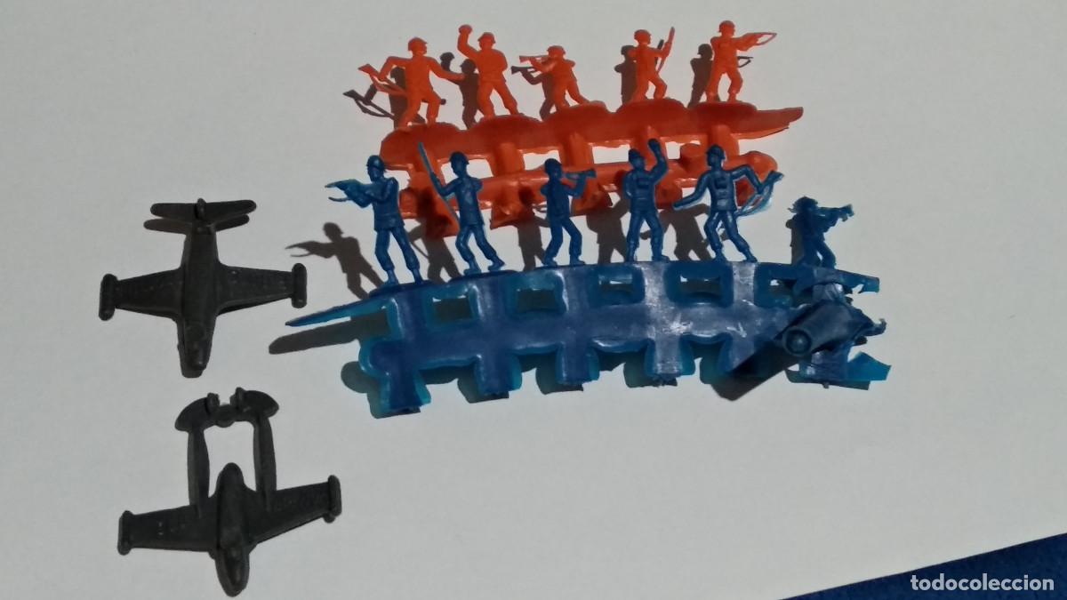 Figuras de Borracha e PVC: Lote MONTAPLEX - SOLDADOS Y AVIONES - VER FOTOS MONTAPLEX