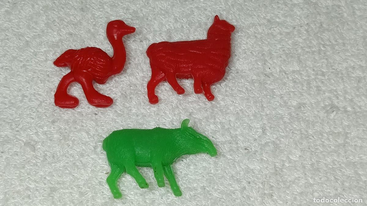 Figuras de goma y PVC: DUNKIN : ANTIGUAS FIGURAS DE PLASTICO DE ANIMALES FIERAS DEL ZOO PROMOCION MATUTANO DUNKIN A&Ntilde;OS 70