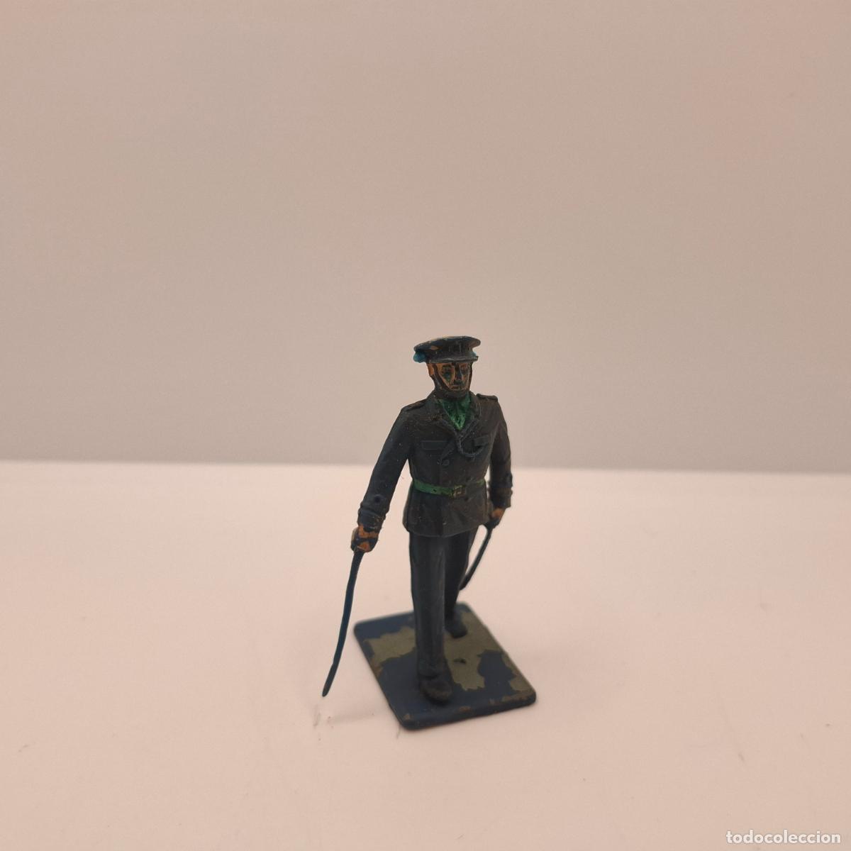 Gummi- und PVC-Figuren: Figura soldado goma pl&aacute;stico pvc antiguo