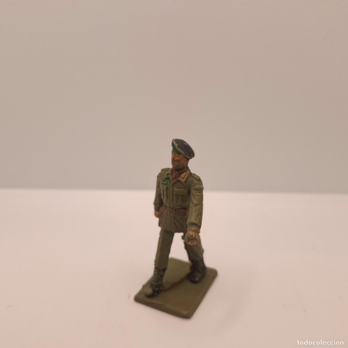 Gummi- und PVC-Figuren: Figura soldado goma pl&aacute;stico pvc antiguo