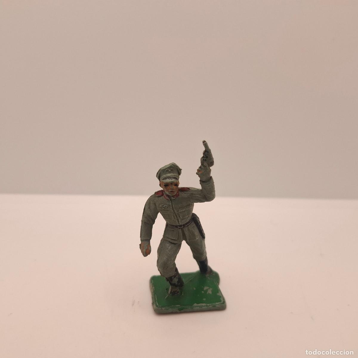 Gummi- und PVC-Figuren: Figura soldado goma pl&aacute;stico pvc antiguo
