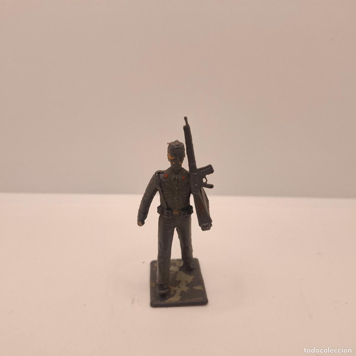 Gummi- und PVC-Figuren: Figura soldado goma pl&aacute;stico pvc antiguo