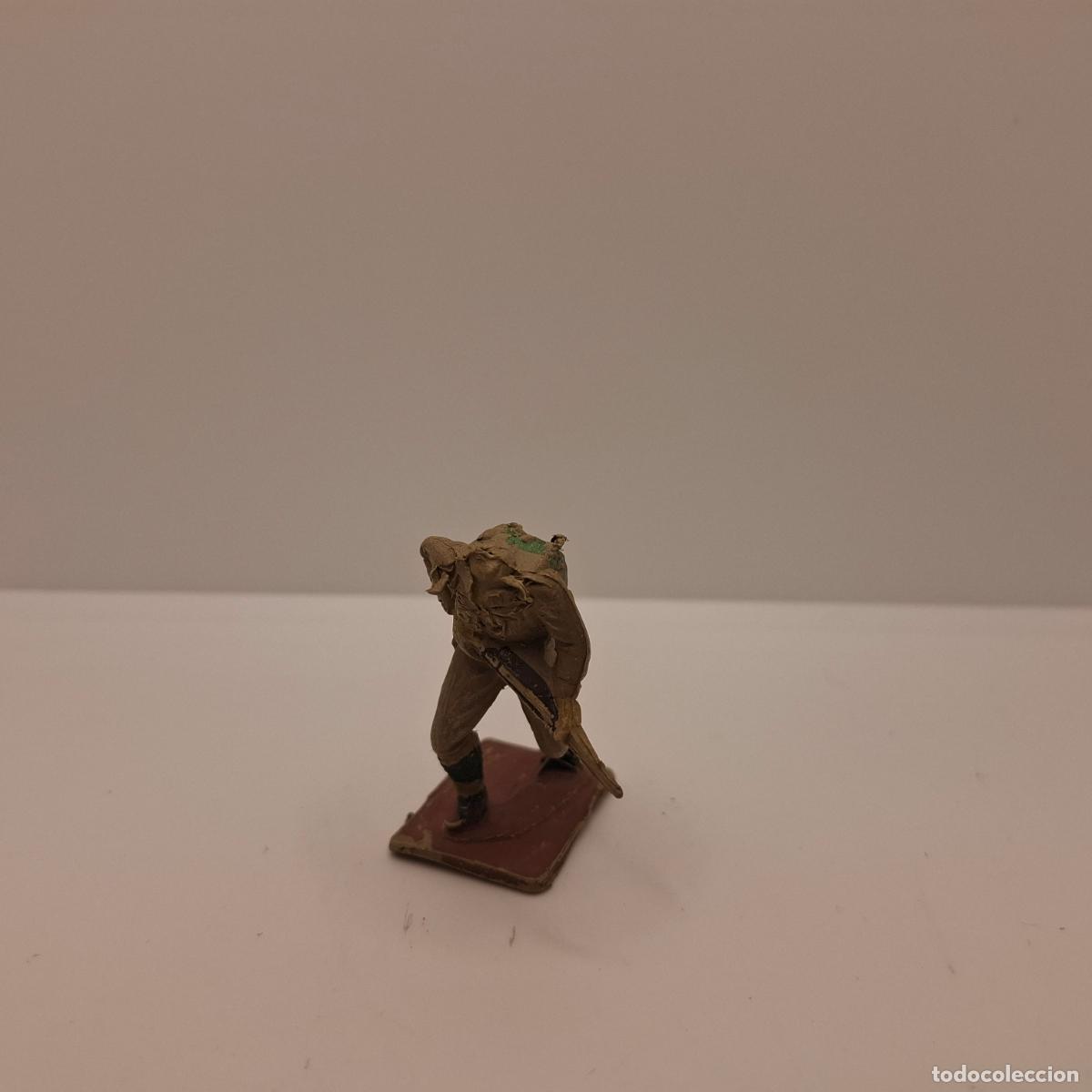 Gummi- und PVC-Figuren: Figura soldado goma pl&aacute;stico pvc antiguo