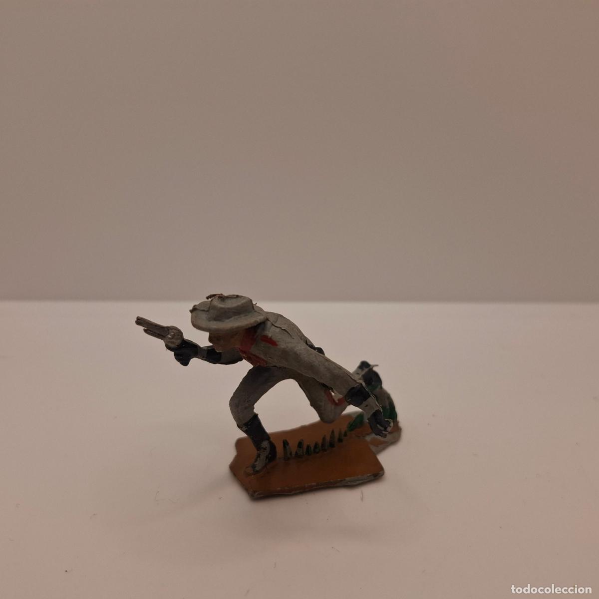 Gummi- und PVC-Figuren: Figura indios y vaqueros goma pl&aacute;stico pvc antiguo