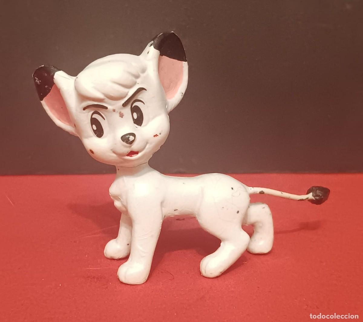 Figuras de goma y PVC: FIGURA GOMA PVC KIMBA EL LEON BLANCO SCHLEICH