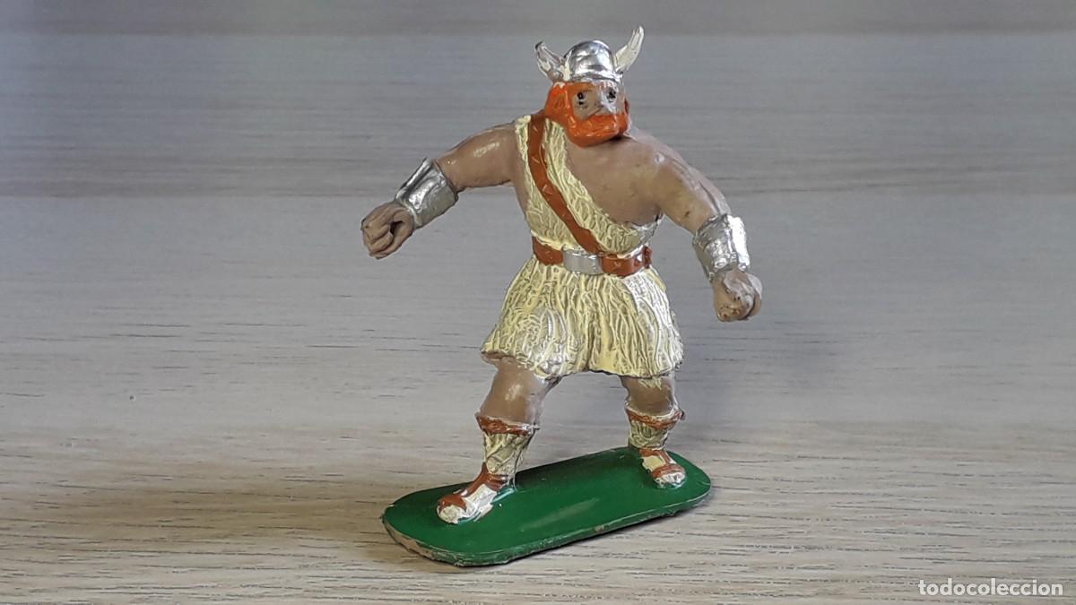 Rubber and PVC Figures: Vikingo serie Capit&aacute;n Trueno Bruguera, goma, Jin Estereoplast, original a&ntilde;os 50-60.