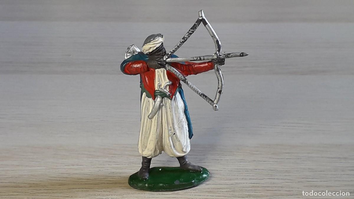 Figure di Gomma e PVC: Guerrero Moro Sarraceno, goma, Pech made in Spain tipo Jecsan, original a&ntilde;os 50-60.