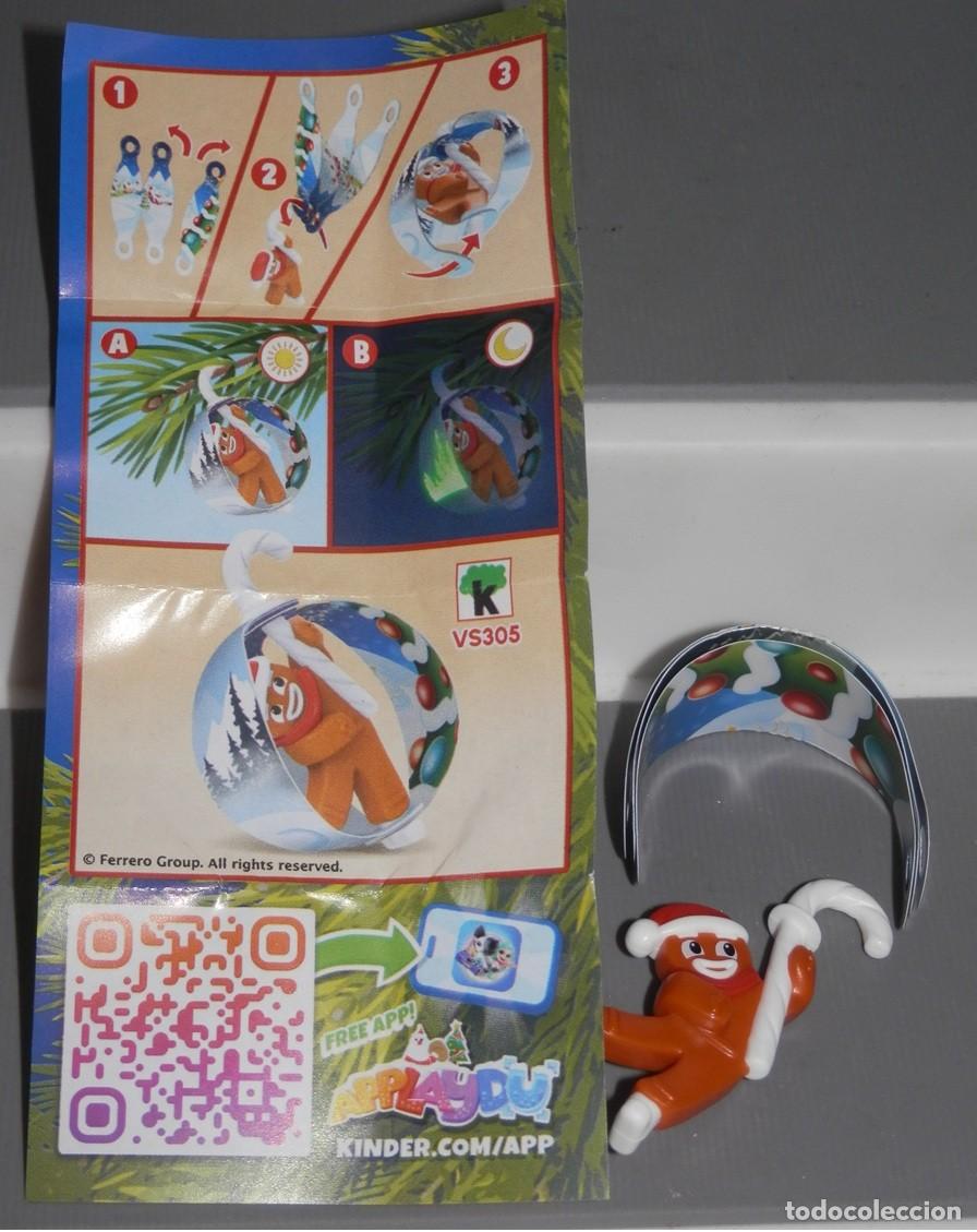 Figuras de goma Kinder: FIGURA KINDER SERIE DE NAVIDAD - VS305