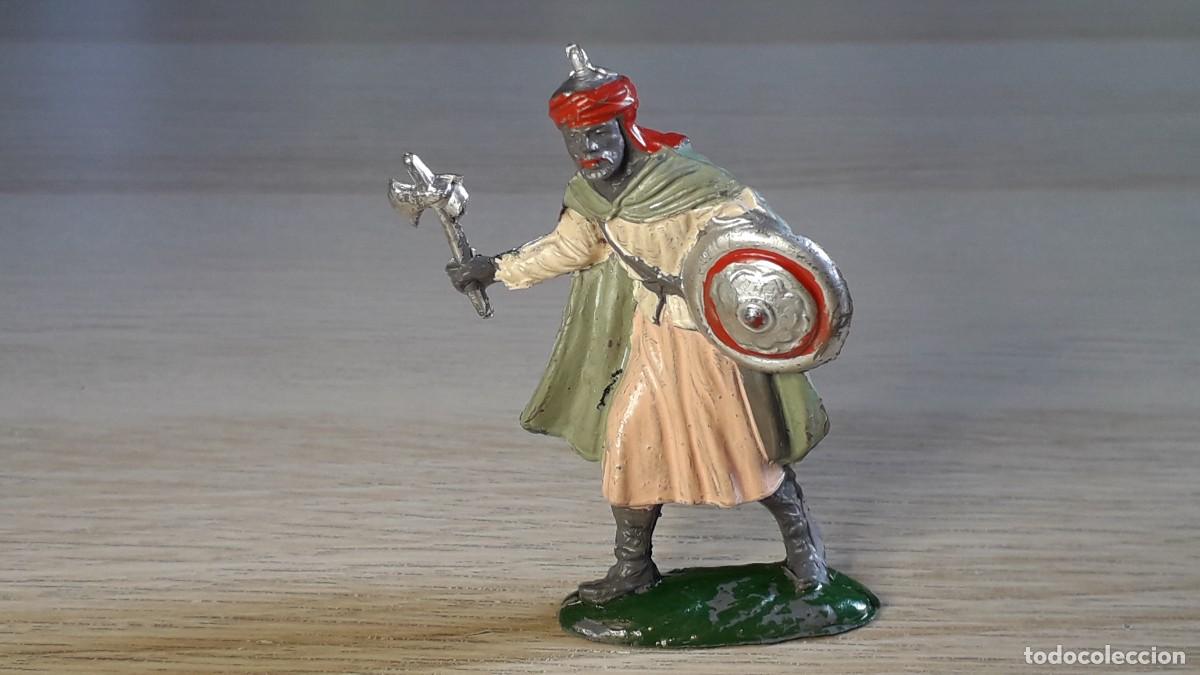 Figure di Gomma e PVC: Guerrero Moro Sarraceno, goma, Pech made in Spain tipo Jecsan, original a&ntilde;os 50-60.