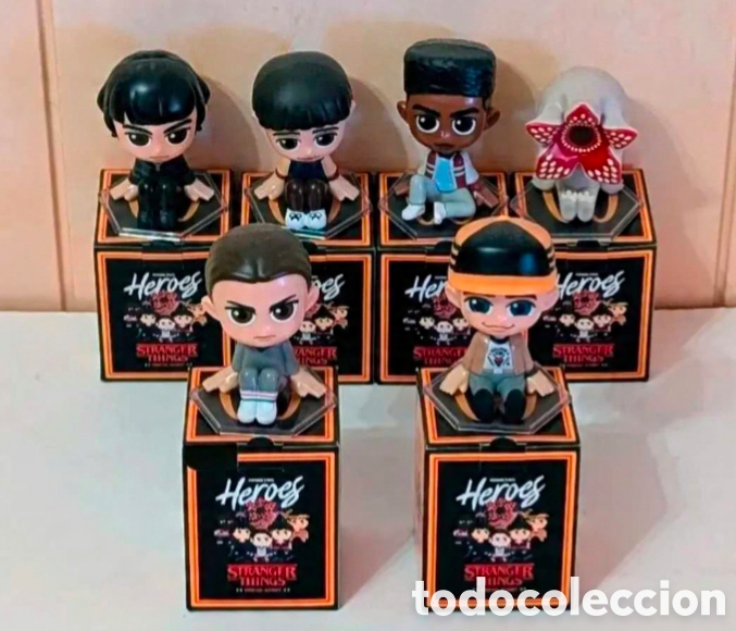 Gummi- und PVC-Figuren: Colecci&oacute;n completa Figuras mu&ntilde;ecos MC Donald's Stranger Things. Netflix