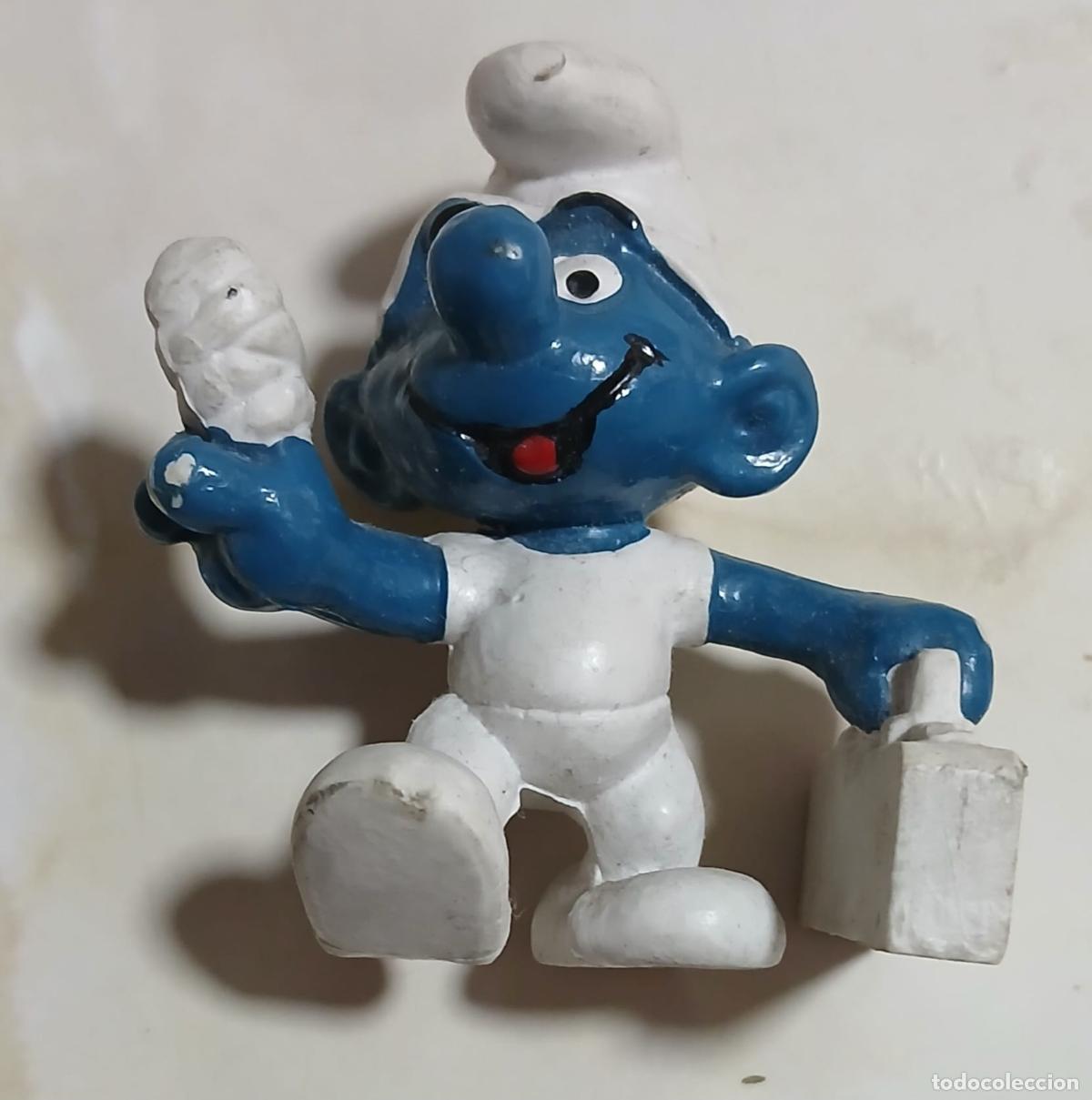 Figurines en Caoutchouc et PVC: Figura PITUFO DOCTOR / M&Eacute;DICO - 5,5 cm. - PEYO 1978 - El de las fotos