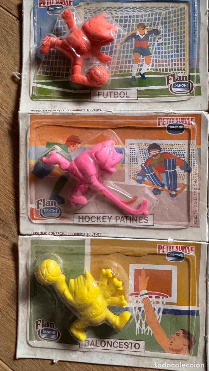 Figuras de Borracha e PVC: Figuras de deporte antiguas Danone