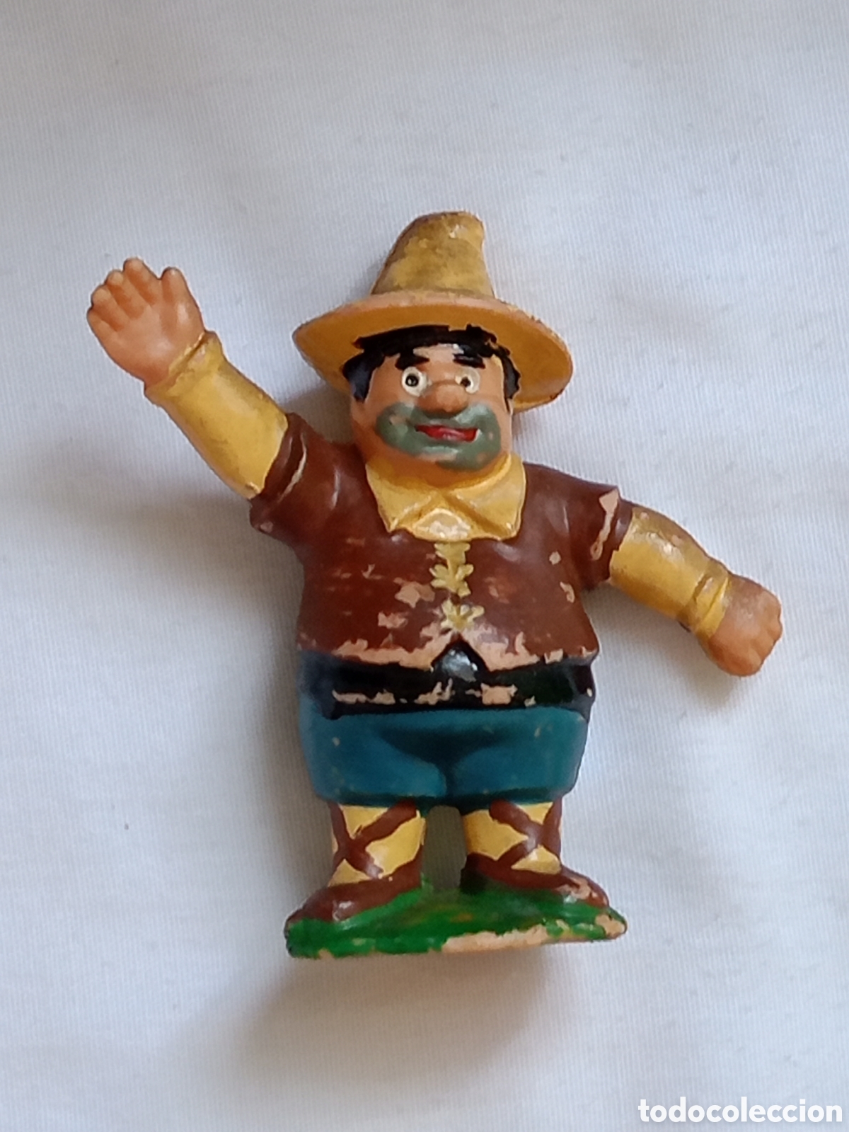 Rubber and PVC Figures: Antigua figura Sancho Panza JPJ a&ntilde;os 80 pl&aacute;stico duro dif&iacute;cil rara