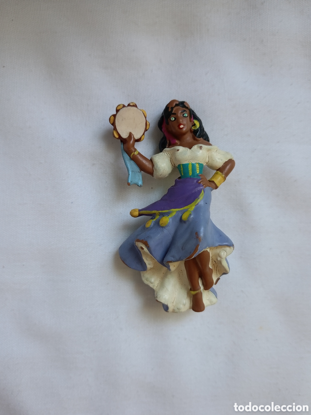 Figuras de goma y PVC: FIGURA DE WALT DISNEY : LA GITANA DEL JOROBADO DE NOTRE DAME. . DE BULLYLAND , MADE IN GERMANY